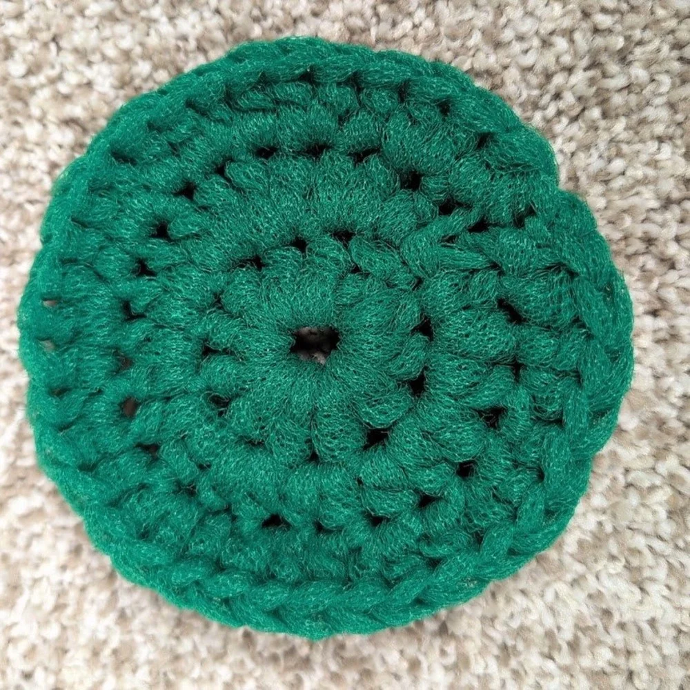 Green‎ Nylon Pot Scrubber Scourer cleaning kitchen bathroom garage